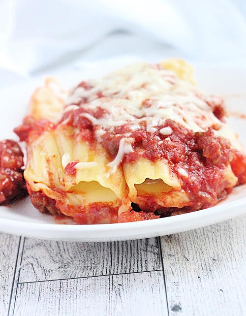 Italian Sausage Manicotti Italian Sausage Manicotti