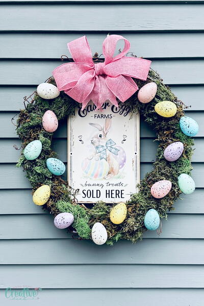 Easter Egg Wreath Easter Egg Wreath