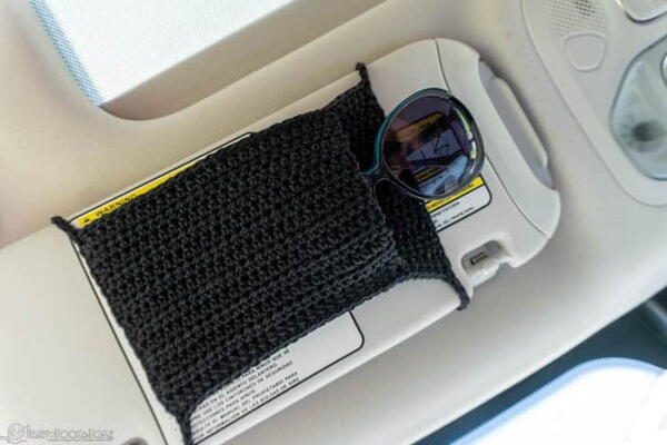 Car Visor Sunglasses Pouch