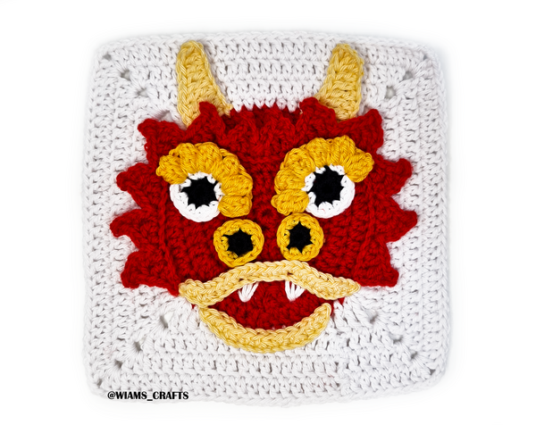 Year Of The Dragon Granny Square Year Of The Dragon Granny Square