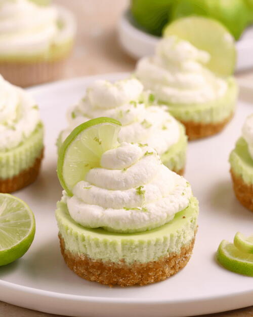Mini Key Lime Cheesecake Mini Key Lime Cheesecake