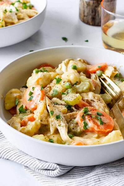 Comforting Chicken Gnocchi Dumplings Comforting Chicken & Gnocchi Dumplings
