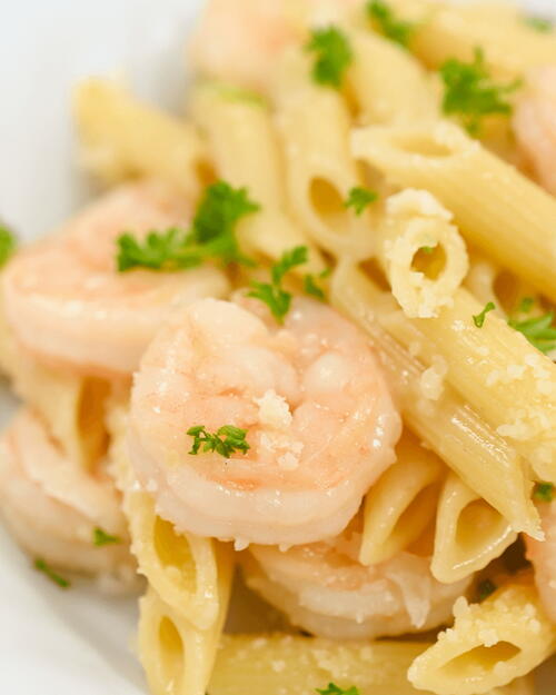 Parmesan Shrimp Pasta Parmesan Shrimp Pasta