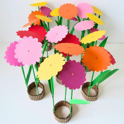 Easy To Make Paper Centerpieces