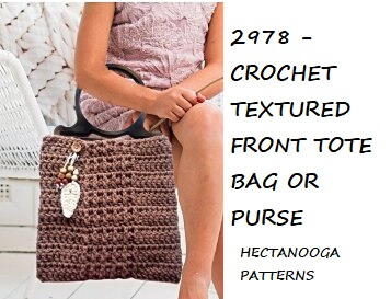 Textured Front Crochet Tote Bag Textured Front Crochet Tote Bag