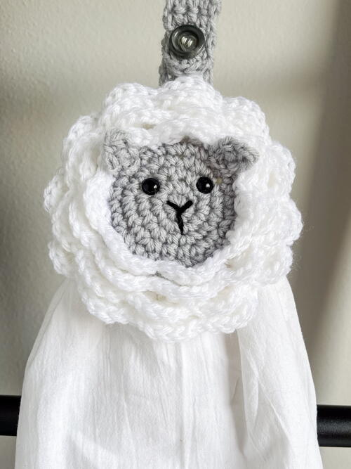 Lamb Towel Topper Lamb Towel Topper