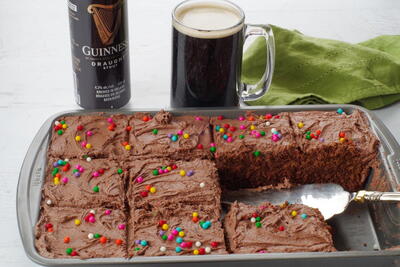 Chocolate Guinness Cake With Chocolate Irish Cream Frosting