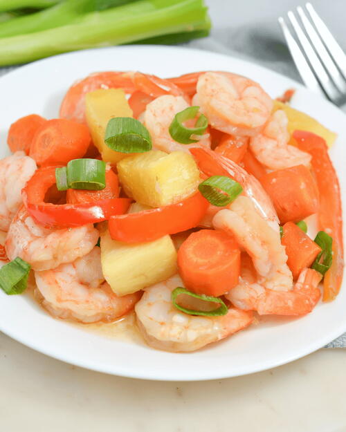 Sheet Pan Shrimp Teriyaki And Pineapple Sheet Pan Shrimp Teriyaki And Pineapple