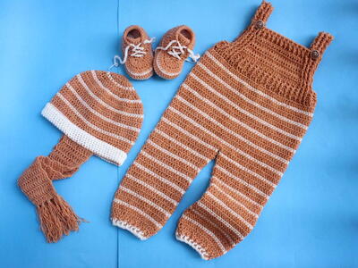 Crochet Baby Ear Flaps Hat- Beautiful Easy Pattern