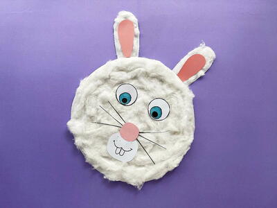 Cute And Fuzzy Easter Bunny Craft