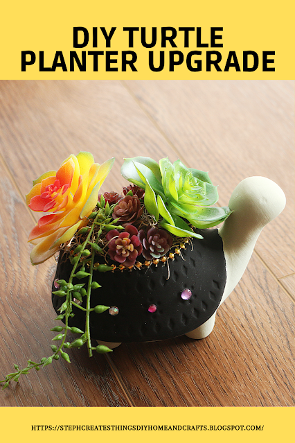 Diy Turtle Planter Upgrade Diy Turtle Planter Upgrade