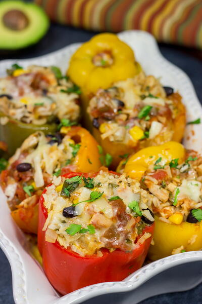 Slow Cooker Southwestern Stuffed Peppers Slow Cooker Southwestern Stuffed Peppers