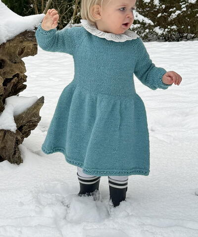 Livia Baby & Child Dress Knitting Pattern