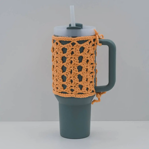 Lace Crochet Stanley Cup Holder Pattern Lace Crochet Stanley Cup Holder Pattern