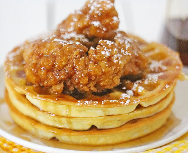 Easy Homemade Chicken And Waffles Recipe Easy Homemade Chicken And Waffles Recipe
