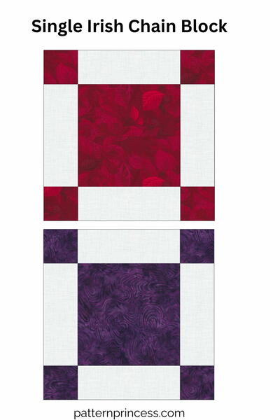 How To Make A Single Irish Chain Quilt Block Pattern How To Make A Single Irish Chain Quilt Block Pattern
