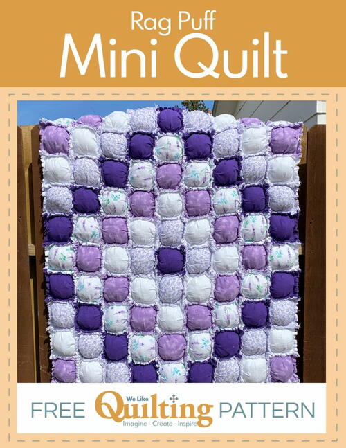 Rag Puff Mini Quilt Rag Puff Mini Quilt