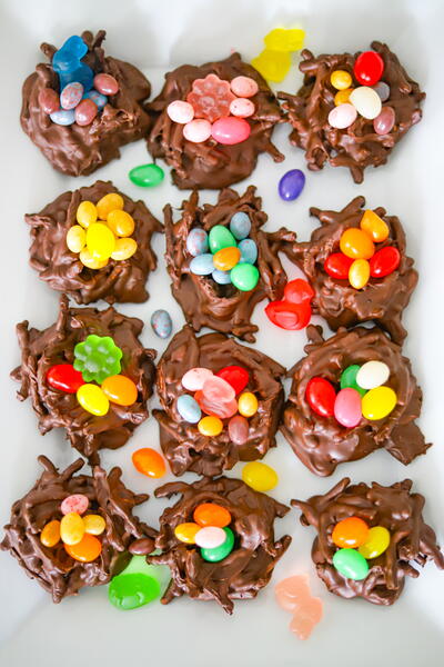 Easy Easter Candy Nests Easy Easter Candy Nests