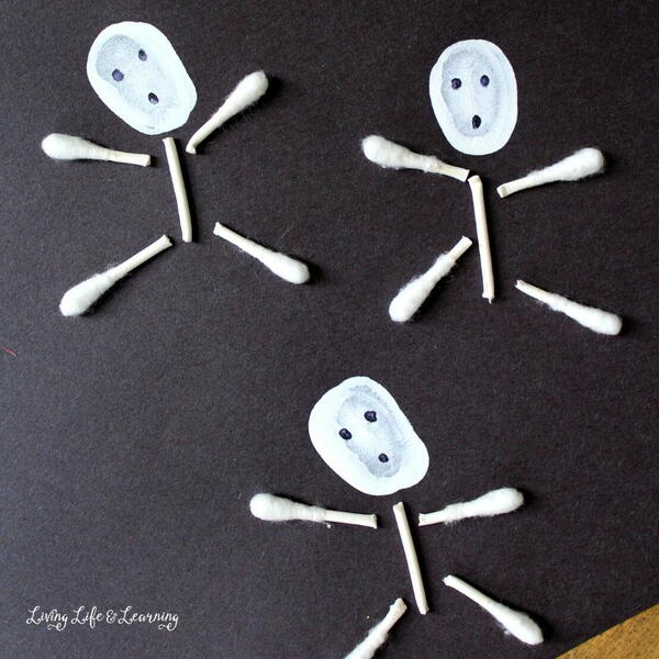 Thumbprint Skeleton Craft Thumbprint Skeleton Craft