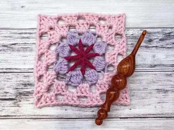 Easy Flower Granny Square Easy Flower Granny Square