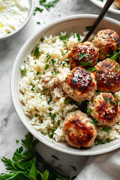 The Best Greek Chicken Meatballs The Best Greek Chicken Meatballs