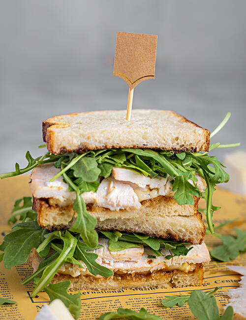Brie and Turkey Sandwich Brie and Turkey Sandwich