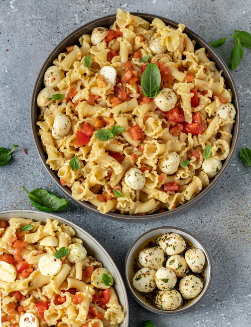 Bruschetta Pasta Salad Bruschetta Pasta Salad