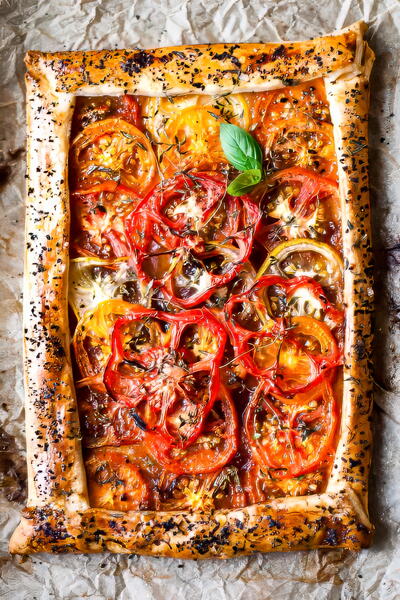 Easy Tomato Tart With Puff Pastry Easy Tomato Tart With Puff Pastry
