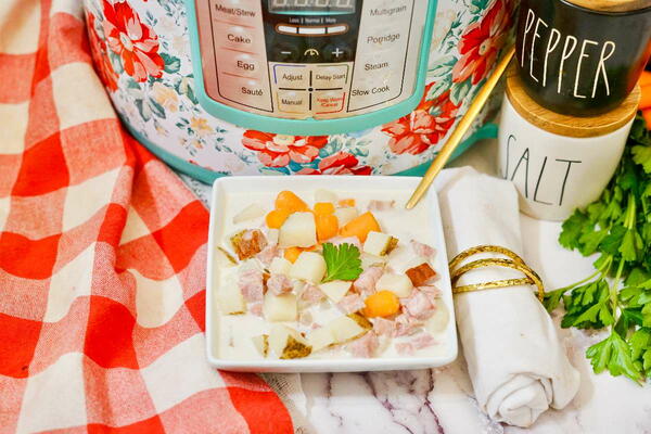 Easy Instant Pot Ham And Potato Soup Recipe Easy Instant Pot Ham And Potato Soup Recipe