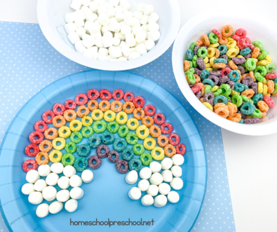 Rainbow Snack Craft For Kids