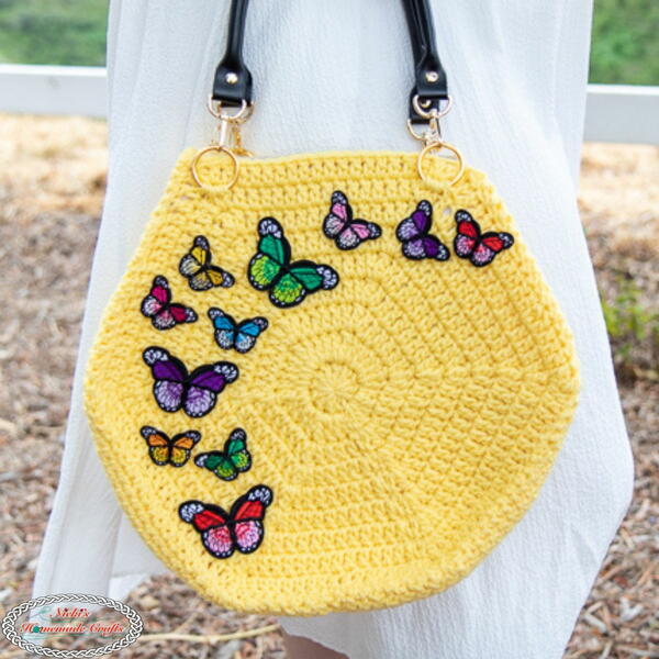Butterfly Hexagon Bag