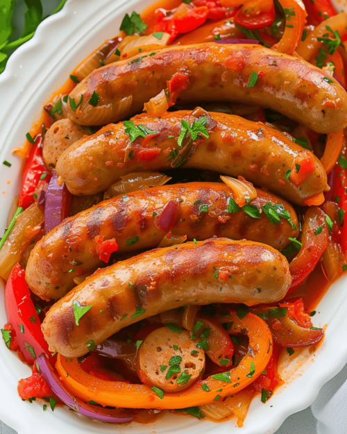 Slow Cooker Sausage And Peppers Slow Cooker Sausage And Peppers