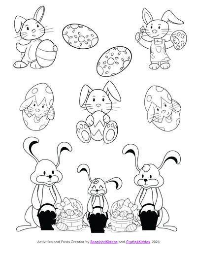 Spring Coloring Printable For Kids