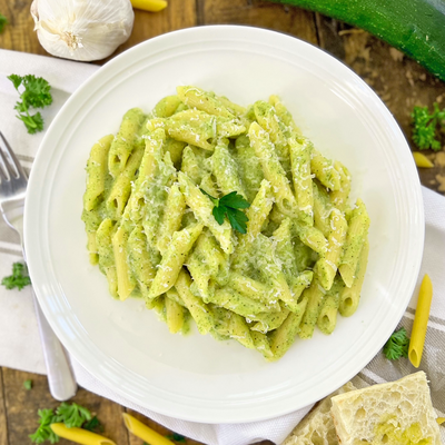 Creamy Zucchini Pasta | Healthy & Delicious 20 Minute Recipe