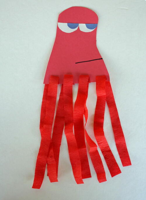 Hank The Octopus Paper Craft Hank The Octopus Paper Craft