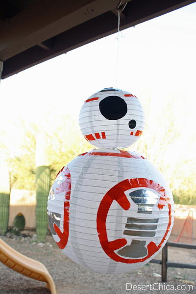 Star Wars Bb-8 Paper Lantern Craft Star Wars Bb-8 Paper Lantern Craft
