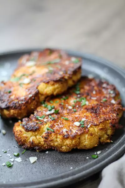 Air Fryer Roasted Cauliflower Steaks Air Fryer Roasted Cauliflower Steaks