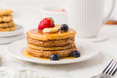 High Protein Cottage Cheese Pancakes