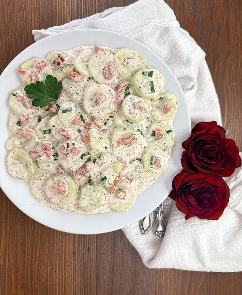 Creamy Cucumber Salad Creamy Cucumber Salad