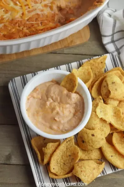 Easy Cheesy Bean Dip Easy Cheesy Bean Dip