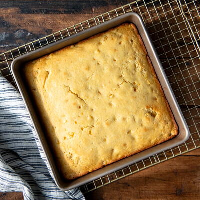 Sweet And Fluffy Cornbread With Corn