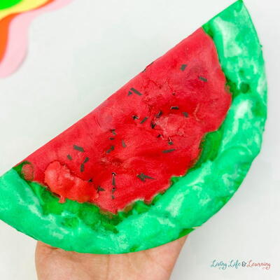 Watermelon Paper Plate Craft