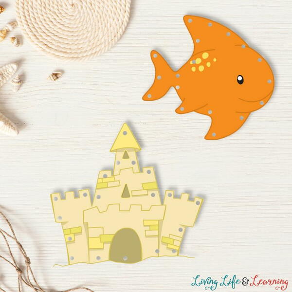 Ocean Lacing Cards Ocean Lacing Cards