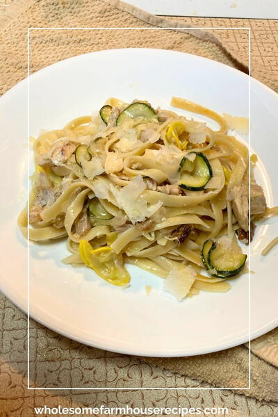 Lemon Garlic Chicken Pasta With Zucchini Recipe Lemon Garlic Chicken Pasta With Zucchini Recipe