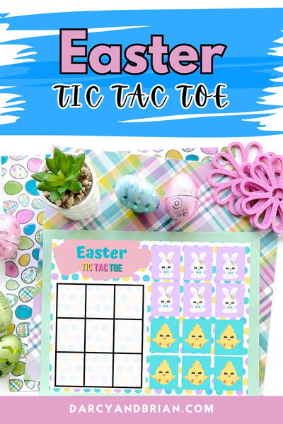 Easter Tic Tac Toe Printable Easter Tic Tac Toe Printable