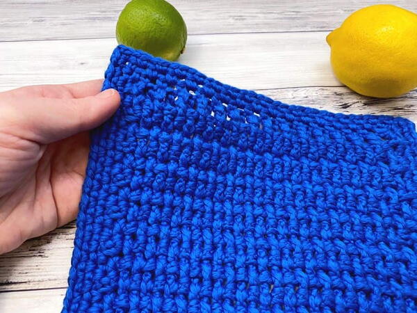 Textured Crochet Dishcloth Textured Crochet Dishcloth