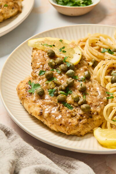 Garlic Chicken Piccata Garlic Chicken Piccata