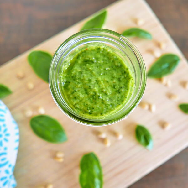 Easy Homemade Basil Pesto Easy Homemade Basil Pesto