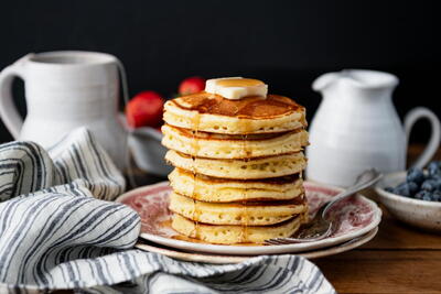 Jiffy Cornmeal Pancakes