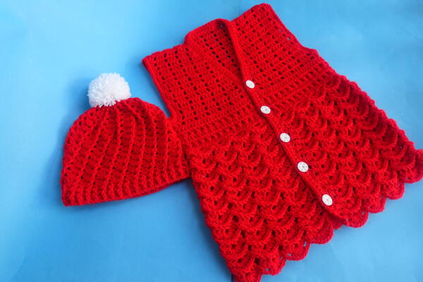 Beautiful Adorable Baby Dress Pattern With Round Neck Top Sweater Easy Beautiful Adorable Baby Dress Pattern With Round Neck Top Sweater Easy